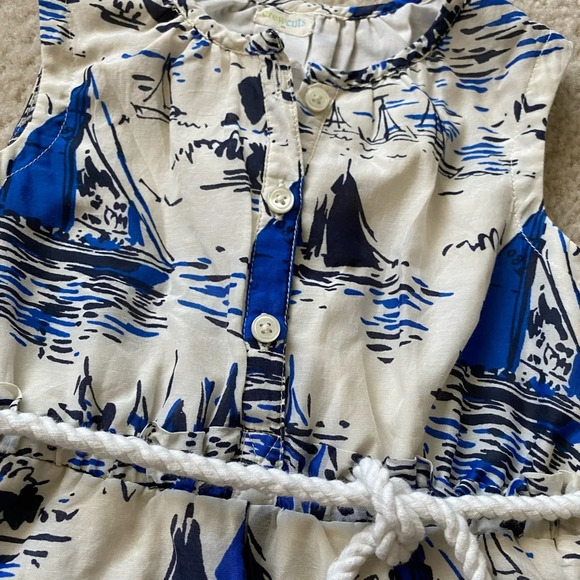 Girls CrewCuts Nautical dress - Picture 3 of 3